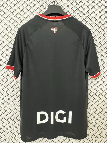Fan Version 2026-2027 Athletic Bilbao Away Black Soccer Jersey Football Shirt