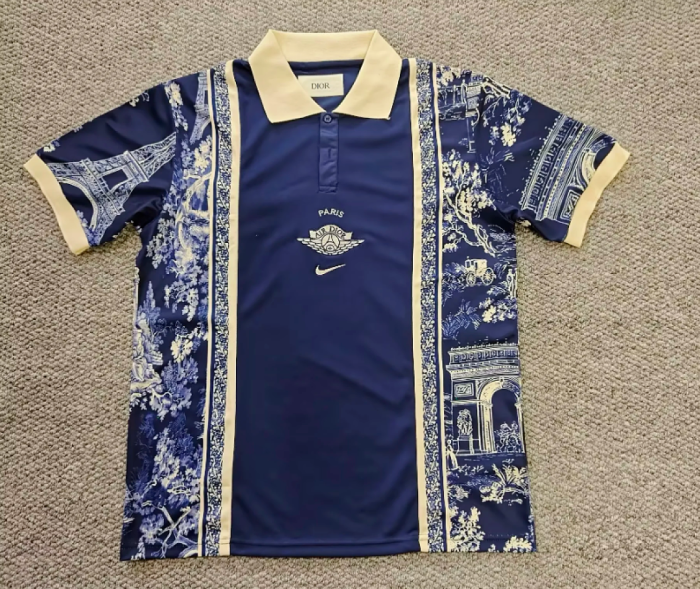 Fan Version 2026-2027 PSG Dark Blue Soccer Jersey Paris Football Maillot