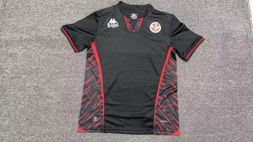 Fan Version 2026 FIFA World Cup Tunisia Third Away Black Soccer Jersey Football Shirt