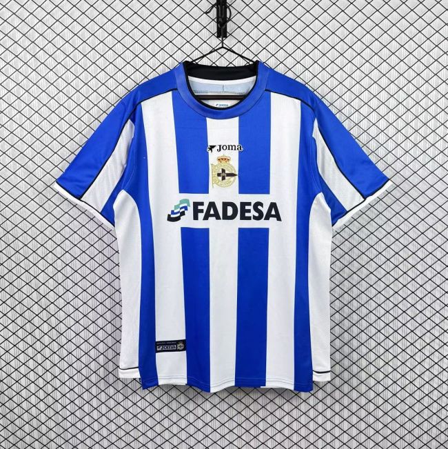 Retro Jersey 2002-2003 Deportivo Alaves Home Soccer Jersey Vintage Football Shirt
