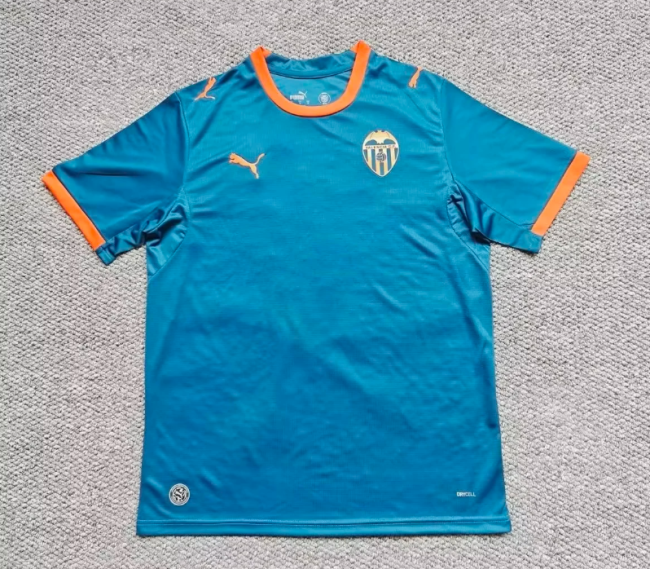 Fans Version 2026-2027 Valencia Away Blue Soccer Jersey Football Shirt