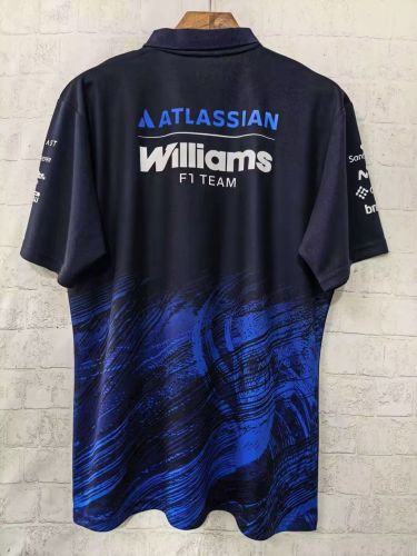 2026 Williams Black/Blue Racing Jersey Polo