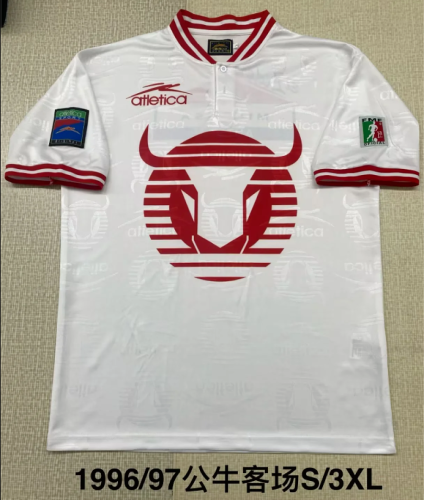 Retro Jersey 1996-1997 Neza FC Away White Soccer Jersey Vintage Toros Neza Football Shirt