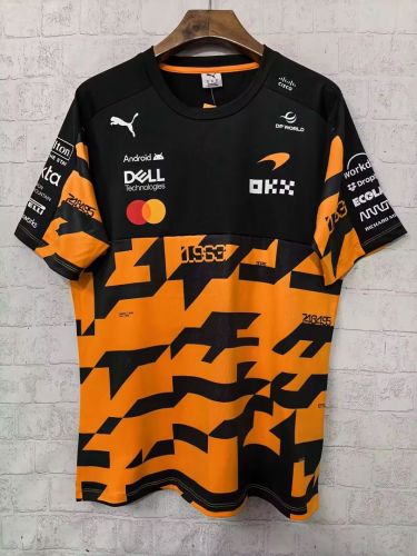 2026 Mclaren Black/Yellow Racing Jersey Shirt