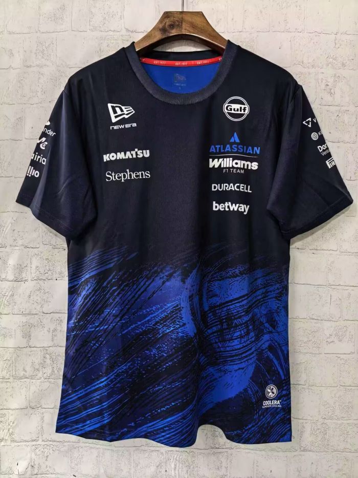 2026 Williams Black/Blue Racing Jersey Shirt
