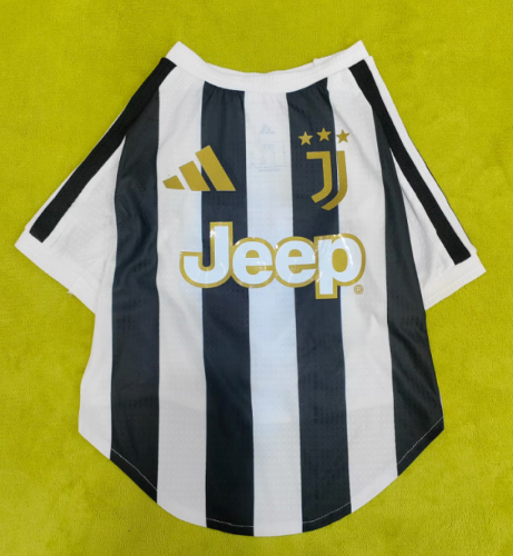 2026-2027 Juventus Home Soccer Jerseys for dogs Pet Football Shirt