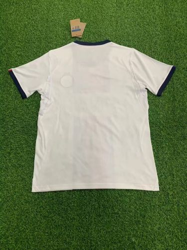 with 2 Stars Fan Version 2026-2027 PSG Away White Soccer Jersey Paris Football Maillot