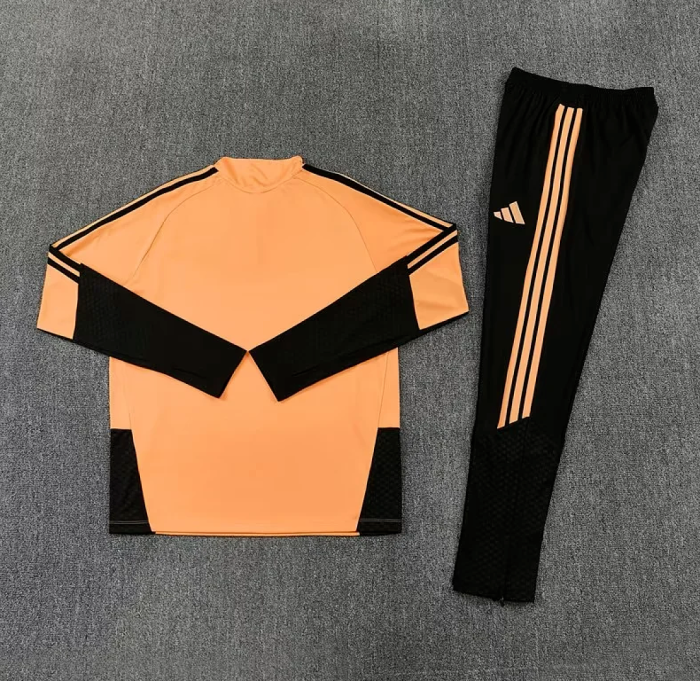 2026-2027 Arsenal Orange Soccer Training Sweater and Pants Football Kit