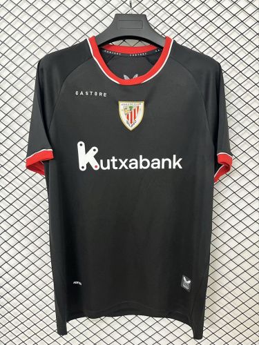 Fan Version 2026-2027 Athletic Bilbao Away Black Soccer Jersey Football Shirt