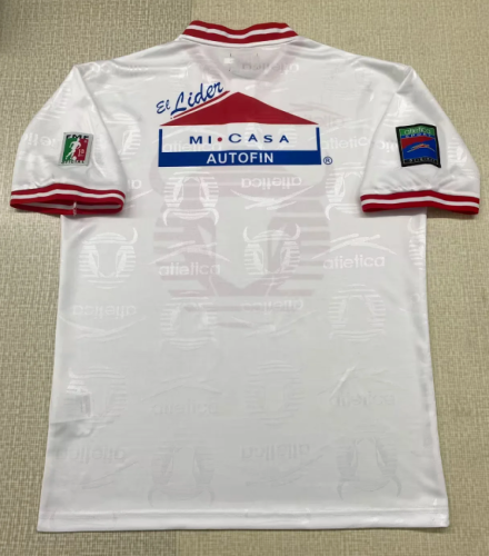 Retro Jersey 1996-1997 Neza FC Away White Soccer Jersey Vintage Toros Neza Football Shirt