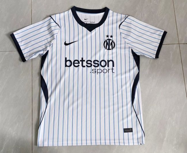 Fan Version 2026-2027 Inter Milan Away White Soccer Jersey Inter Football Shirt