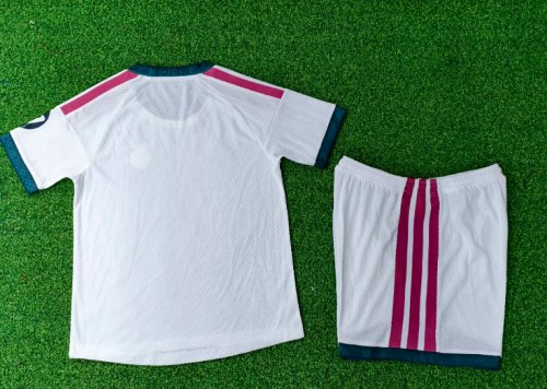 Player Version Youth Uniform Kids Kit 2026-2027 Real Madrid Home Soccer Jersey Shorts Child Football Set