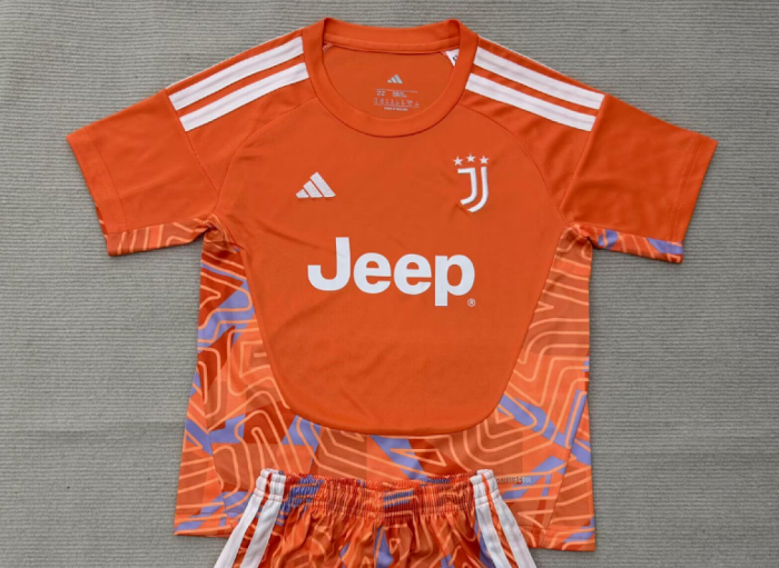Maillot Juve Shirt Fans Version 2026-2027 Juventus Orange Goalkeeper Soccer Jersey Football Shirt