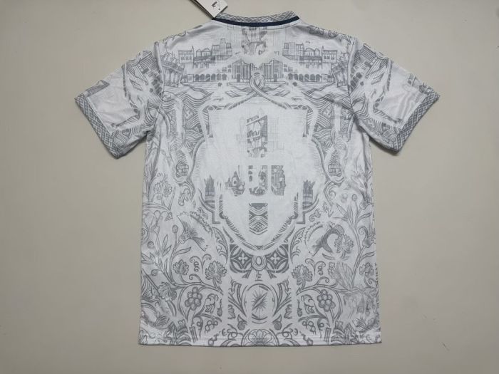 Fan Version 2026 Portugal White/Grey Soccer Jersey Football Shirt