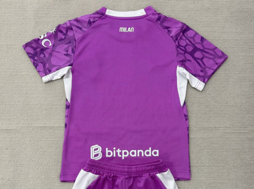 Fan Version 2026-2027 AC Milan Purple Goalkeeper Soccer Jersey AC Football Shirt