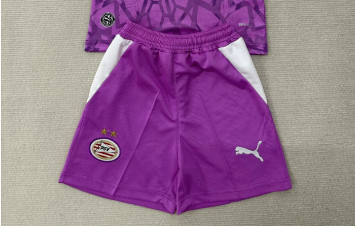 Fan Version 2026-2027 PSV Eindhoven Purple Goalkeeper Soccer Shorts Football Shorts