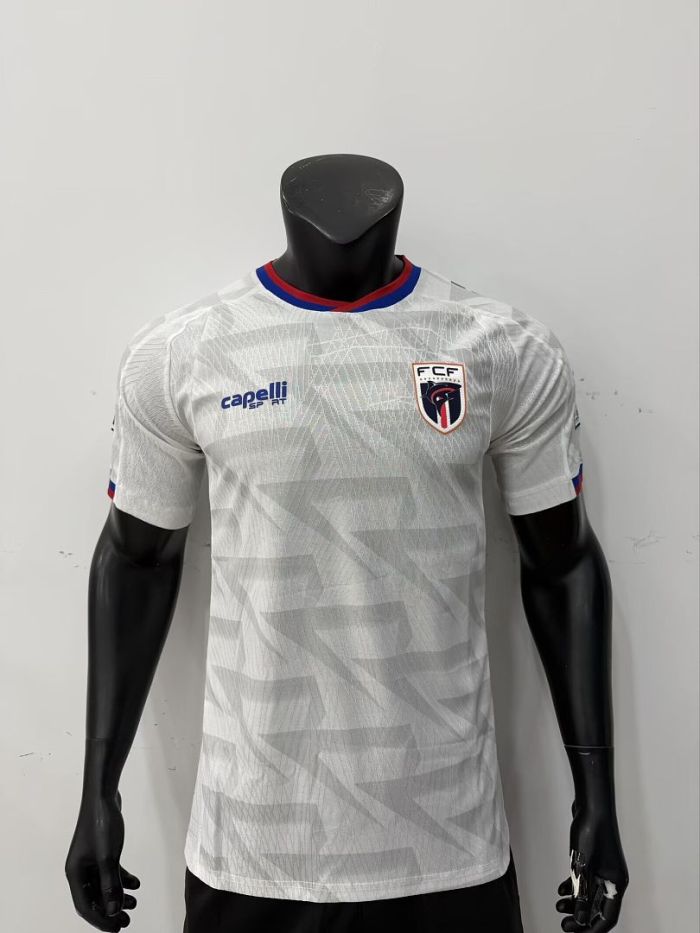 Player Version 2026 Cape Verde Away White Soccer Jersey Football Shirt