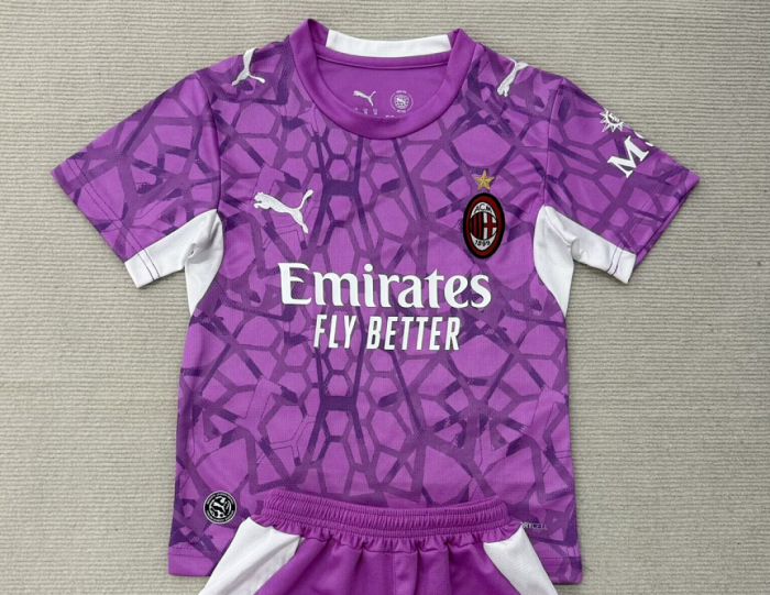 Fan Version 2026-2027 AC Milan Purple Goalkeeper Soccer Jersey AC Football Shirt