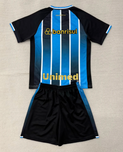 Youth Uniform Kids Kit 2026-2027 Gremio Home Soccer Jersey Shorts Child Football Set