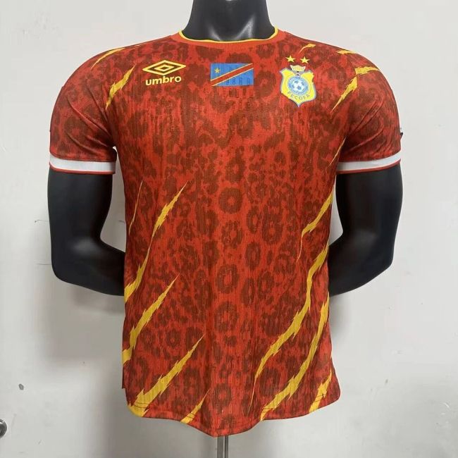 Player Version 2026 FIFA World Cup Congo Third Away Orange Soccer Jersey Football Shirt