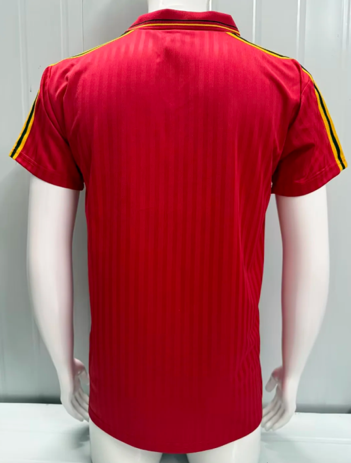 Retro Jersey 1990 BEL Home Soccer Jersey Vintage Football Shirt