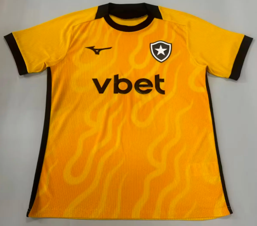 Fan Version 2026-2027 Botafogo Yellow Goalkeeper Soccer Jersey Football Shirt
