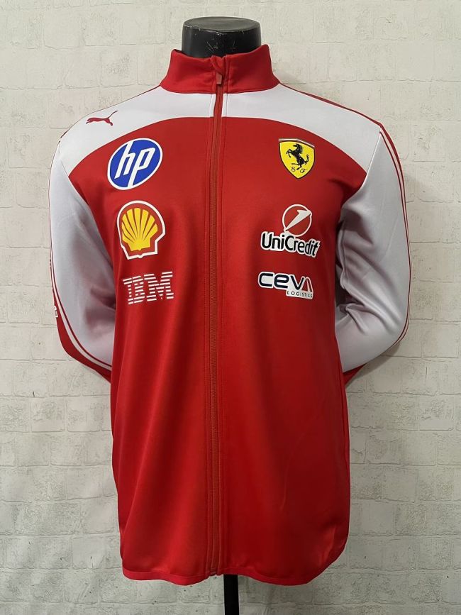 2026 Ferrari Red/White Racing Jacket