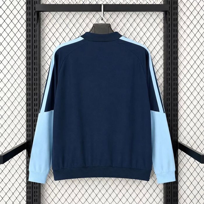 2026 Argentina Dark Blue Soccer Windbreaker Jacket Football Jacket