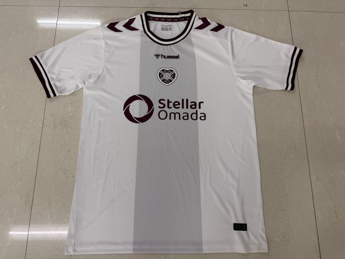 Fans Version 2026-2027 Heart of Midlothian Away White Soccer Jersey Football Shirt