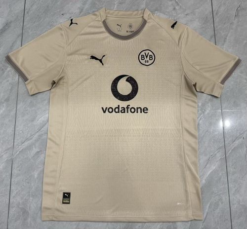 Fan Version 2026-2027 Borussia Dortmund Light Yellow Goalkeeper Soccer Jersey BVB Football Shirt