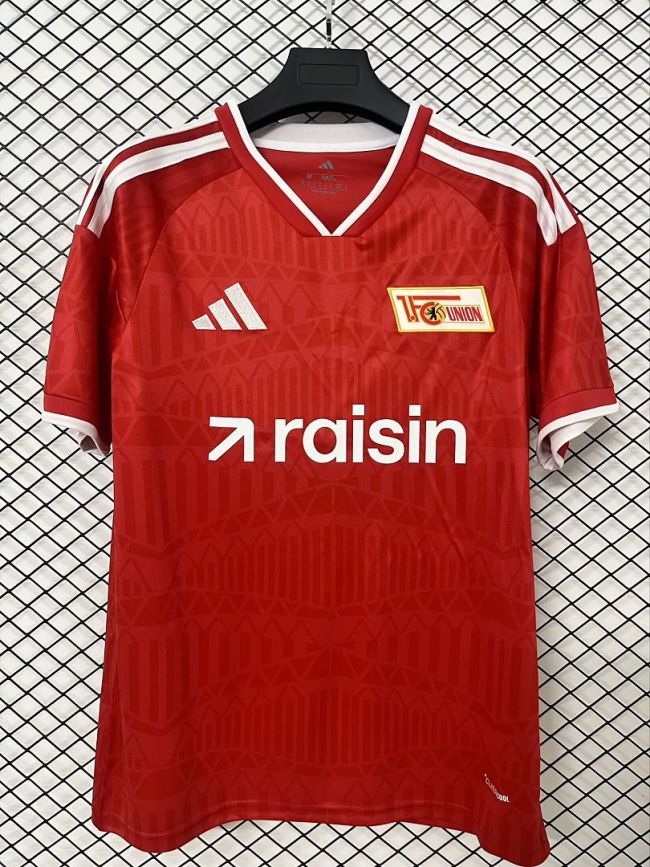Fan Version 2026-2027 Union Berlin Home Soccer Jersey Football Shirt