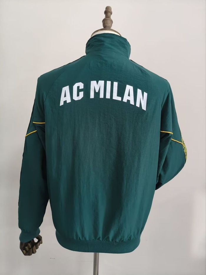 2026 AC Milan Green Soccer Windbreaker Jacket Football Jacket