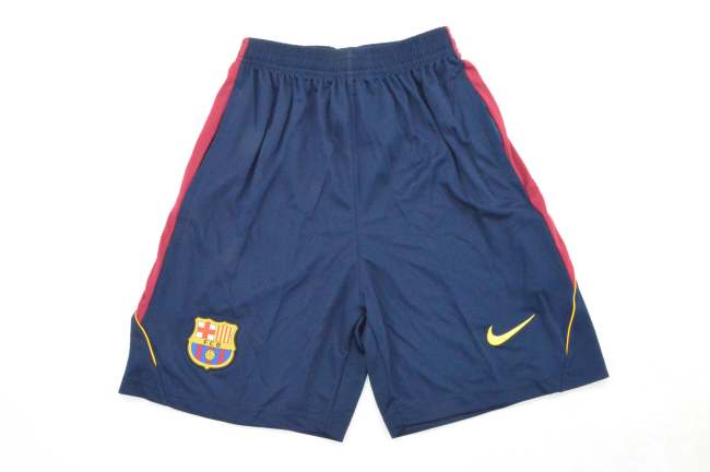 Fan Version 2026 Barcelona Dark Blue/Red Soccer Training Shorts Football Shorts