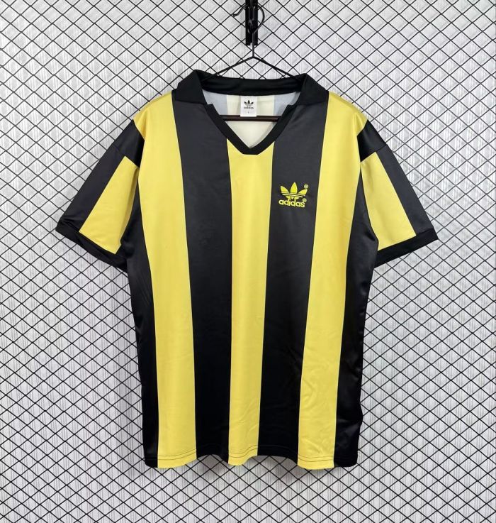 Retro Jersey 1982 Club Atlético Peñarol Home Soccer Jersey Vintage Penarol Football Shirt