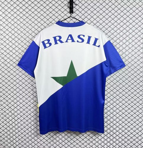 Retro Jersey 1994 Brazil Colorful Soccer Training Jersey Vintage Brasil Camisetas de Futbol