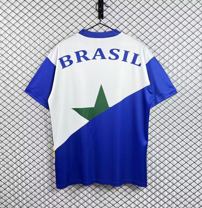 Retro Jersey 1994 Brazil Colorful Soccer Training Jersey Vintage Brasil Camisetas de Futbol