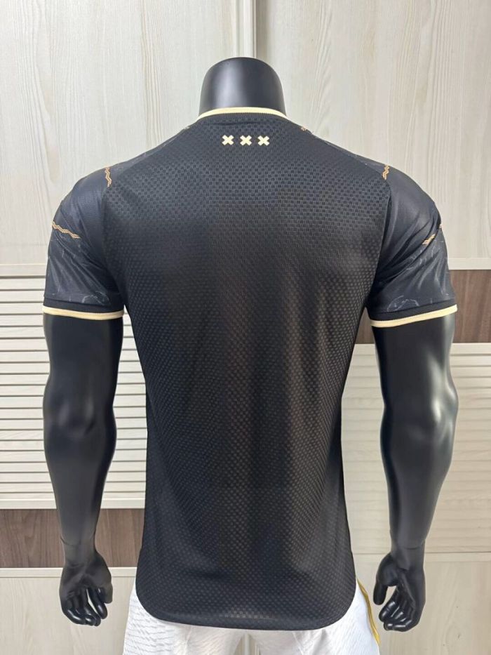 Player Version 2026-2027 Ajax Away Black Soccer Jersey Football Shirt
