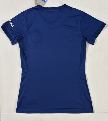 with 2 Stars Women 2025-2026 PSG Home Soccer Jersey Girl Paris Football Shirt