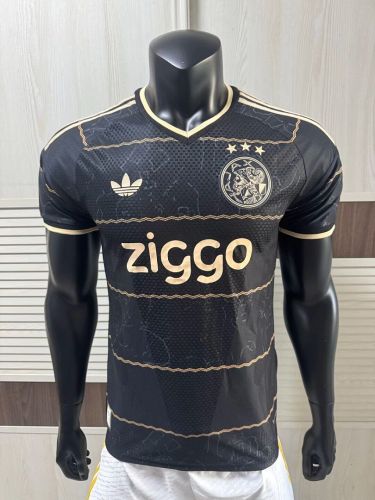 Player Version 2026-2027 Ajax Away Black Soccer Jersey Football Shirt