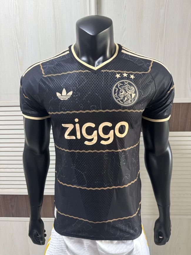 Player Version 2026-2027 Ajax Away Black Soccer Jersey Football Shirt