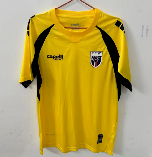 Fan Version 2026 Cape Verde Yellow Goalkeeper Soccer Jersey Football Shirt
