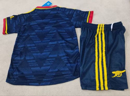 Player Version Youth Uniform Kids Kit 2026-2027 Arsenal Away Soccer Jersey Shorts Child Football Set