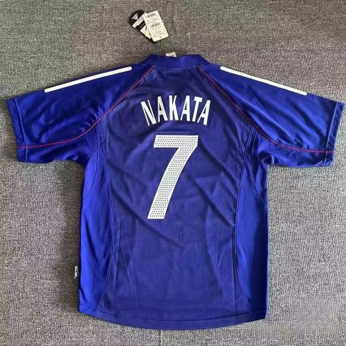Retro Jersey 2002 Japan NAKATA 7 Home Soccer Jersey Vintage Football Shirt