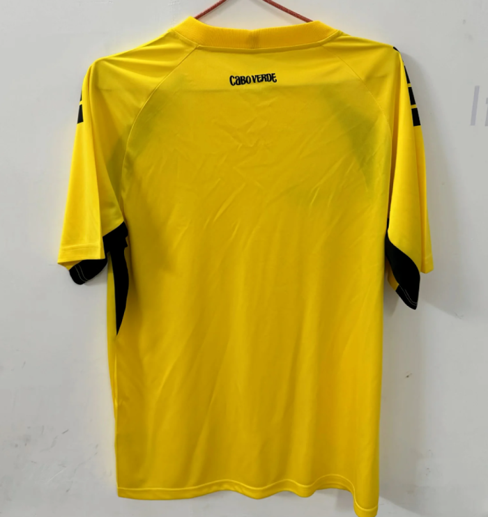 Fan Version 2026 Cape Verde Yellow Goalkeeper Soccer Jersey Football Shirt
