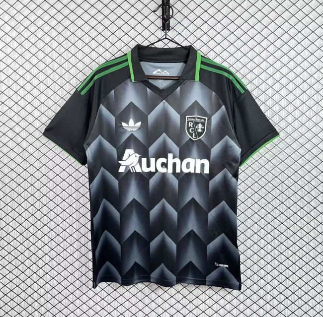 Maillot Lens Fan Version 2026-2027 RC Lens Away Black Soccer Jersey Football Shirt