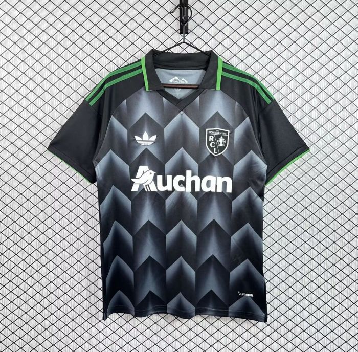 Maillot Lens Fan Version 2026-2027 RC Lens Away Black Soccer Jersey Football Shirt