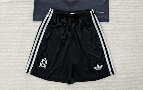 Fan Version 2026-2027 Club America Away Black Soccer Shorts Football Shorts