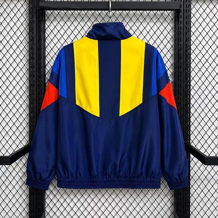 2026 Colombia Dark Blue Soccer Windbreaker Jacket Football Jacket