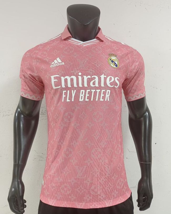 Player Version 2026-2027 Real Madrid Pink Special Edition Soccer Jersey Real Football Shirt