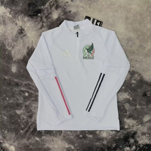 Long Sleeve 2026 Mexico White Soccer Training Sweater Brasil Shirt